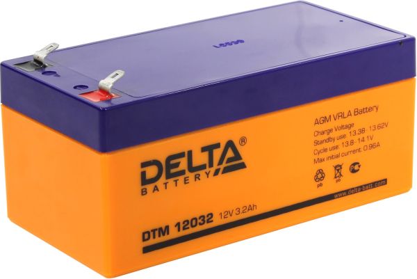 Аккумулятор для ИБП Delta Battery DTM 12032 12 В 3,2 Ач