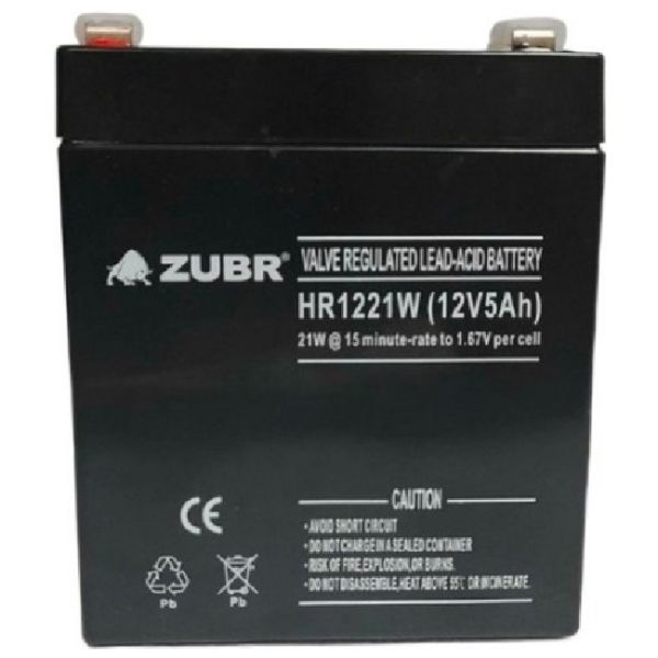 Аккумулятор для ИБП ZUBR HR1221W 12 В 5 Ач