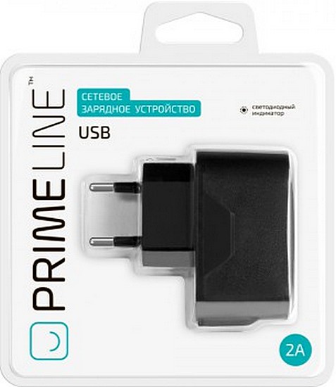 Автомобильное зарядное устройство для телефона Prime Line (2210) USB 2100 mA